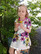LAINE mekkotunika Liljameri sateenkaari 86-152cm lyhyt- tai pitkähihainen