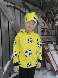 TÄHKÄ Huppari Jalitsu keltainen 98-152cm  joustocollege
