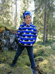 TÄHKÄ Huppari Kelekkaillaan taskuton ja taskullinen 86-152cm  joustocollege