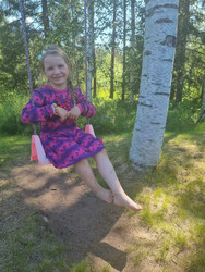 LAINE mekkotunika Kärhöt  86-152cm pitkähihainen