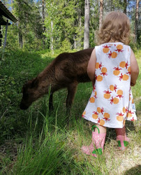 USVA liivimekko Hillakranssi 86-140cm trikoo