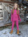 HUURRE legginssit Siiliniitty pinkki  joustocollege 86-152cm