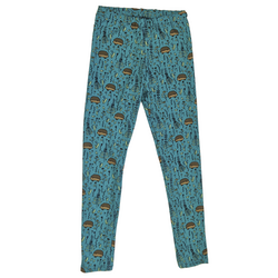 HUURRE legginssit Siiliniitty turkoosi joustocollege 86-152cm