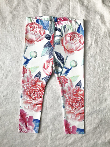 Legginsit- Pioni, valkoinen koko 68/74