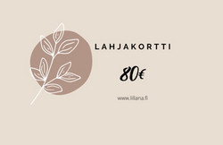 Lahjakortti 80€