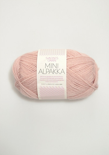 Mini Alpakka 3511 puuterin roosa