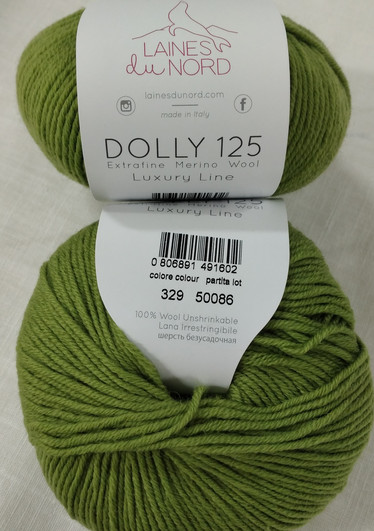 Merinovillalanka Dolly 125 Laines du Nord Vihreä 329