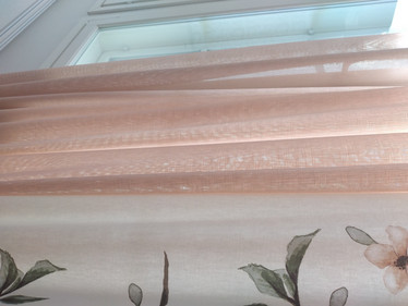 Verhokangas Mariantonietta leveys 310 cm väri puuterin roosa