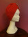 Knitted turban red