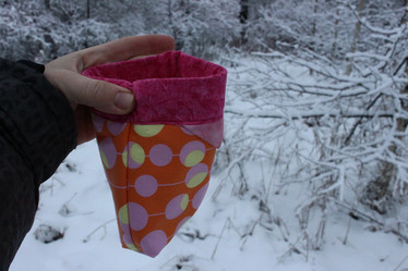 Pallokuvioinen pussukka