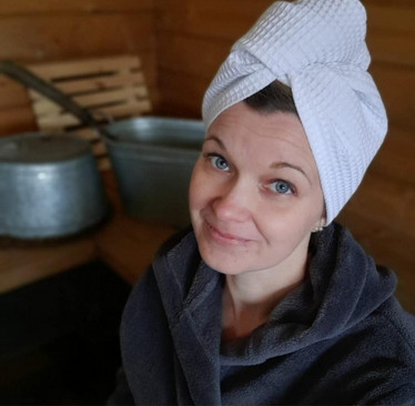 Hiusturbaani runokääreessä