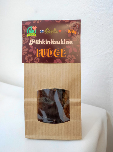 Pähkinäsuklaa -toffee, 100g (VEGE)