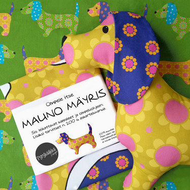 Mauno Mäyris -diy-pakkaus, keltainen