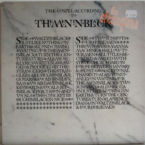 Stranglers: The Gospel According To The Men In Black