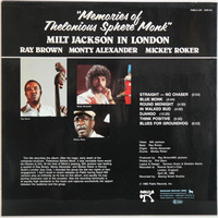 Jackson Milt: Milt Jackson In London