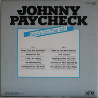 Paycheck Johnny: Back On The Job