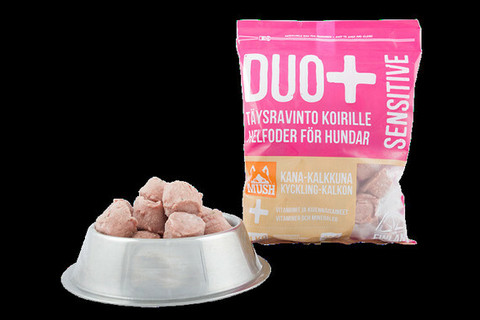 Mush Duo+ Sensitive, kana-kalkkuna 1 kg