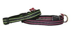 Topcanis Mini puolikiristävä säädettävä heijastinpanta 19-27 cm, musta-lime