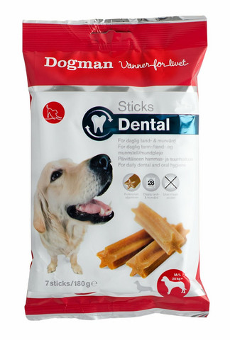 Dogman Stick Dental M/L 7 kpl