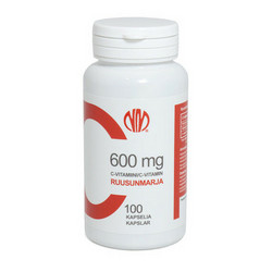 Natura Media C 600 mg Ruusunmarja 100 kapselia