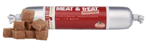 Meatlove Meat & Treat Singleshot, treenimakkara, puhveli 80 g
