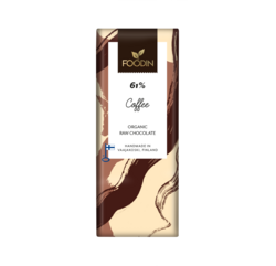 Foodin Kahviraakasuklaa Coffee 61 %, luomu 40 g
