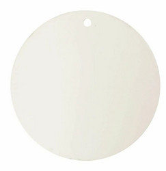 Terrakottaseinälautanen 20 cm, valkoinen