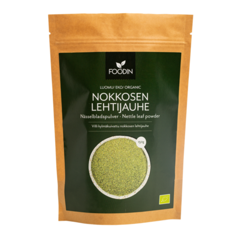 Foodin Nokkosen lehtijauhe, villi 150 g