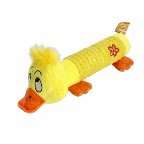 Dogman Ducke Tub ankkalelu, keltainen L 30cm