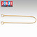 Jokke Snake kullattu kaulain 30 cm x 2,5 mm