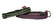 Topcanis Mini puolikiristävä säädettävä heijastinpanta 19-27 cm, musta-lime