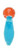 M-PETS Foxball, 25 cm, oranssi-sininen