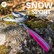 FinNero Snow Sport talutin 2x110-185 cm, roosa