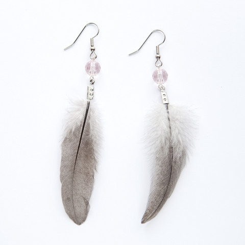 feather earrings