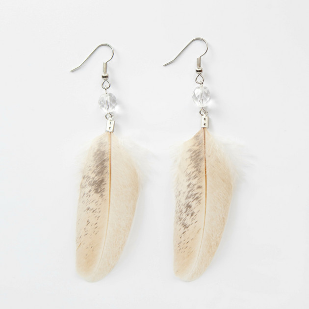 Feather earrings hot sale for girls