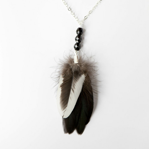 Feather necklace