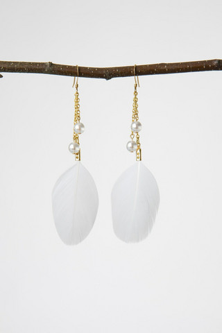 Golden Chicken earrings