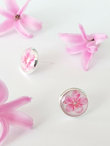 Cherry blossom stud on sale earrings