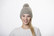 Beanie with big pom pom