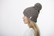 Beanie with big pom pom