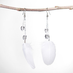 feather earrings