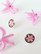Clematis -stud earrings