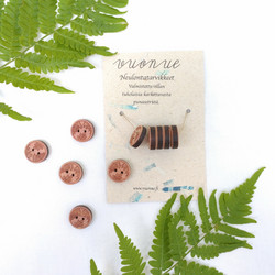 Button, 1 pcs, fern