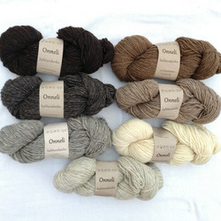 Onneli fluffy wool yarn, 500g, different colors