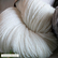 Wilhelmi wool sock yarn, natural white 90g