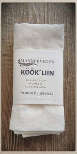 Keittiöpyyhe Pellava, valkoinen