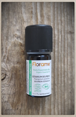 Geranium Bourbon eteerinen öljy (rosat)