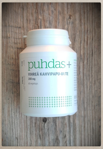 Vihreä kahvipapu-uute