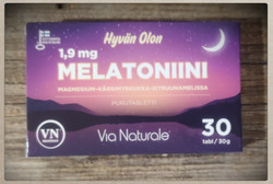 Hyvän Olon Pitkävaikutteinen Melatoniini 1,9 mg