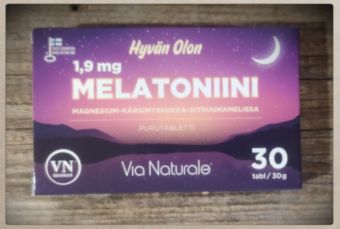 Hyvän Olon Pitkävaikutteinen Melatoniini 1,9 mg